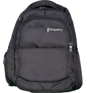 Stripelnc Exclusive School Backpack - Black