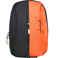 Stripelnc Exclusive Travel Backpack - Black and Orange