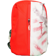 Stripelnc Exclusive Travel Backpack - Red And Creamy Pink