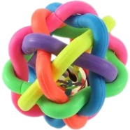 Strong Rubber Dog Toy Multi Colour icon