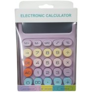 Student 12 Digit Colorful Calculator With Large LCD Display