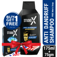 Studio X Anti Dandruff Shampoo for Men 175ml (75gm Soap Free)