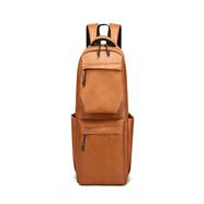 Style PU Leather Fashion Mens Backpack icon