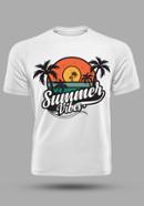 Summer Vibes Men's Stylish Half Sleeve T-Shirt - Size: XL