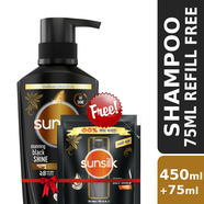 Sunsilk Shampoo Stunning Black Shine 450ml - 69565876