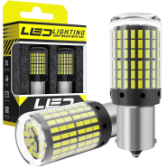 Super Bright Led Indicator Bulb For Car and Motorcycle 1 Pair 10.5w 1200lm 144 Smd