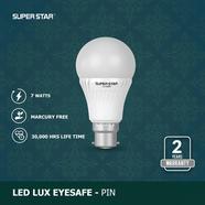 Super Star LED Lux Eye Safe AC LED 7W Daylight Bulb B22- Pin - 1290294822