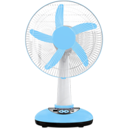 Super Star Rechargeable Table Fan 16 Inch- 1490141510 - Blue