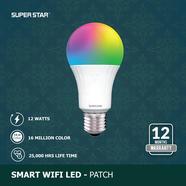 Super Star Smart LED WiFi Bulb 12 watt- Patch (E27) - 1290274727