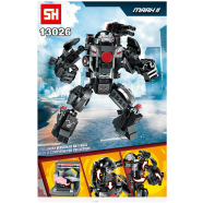 Superhero Ninja 3D DIY Block Toys: Transformable Iron Figures - Great Gift for Kids