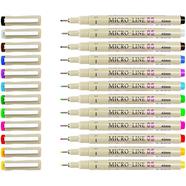 Superior Micro-pen Fineliner color Ink (0.5mm) - (12Pcs)