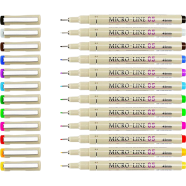 Superior Micro-pen Fineliner color Ink (0.5mm) - (12Pcs)