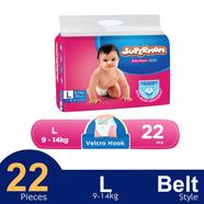 Supermom Baby Belt System Diaper (L Size) (9-14kg) (22 Pcs)