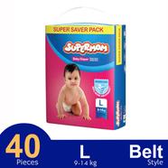 Supermom Belt System Baby Belt Diaper (L Size) (9-14kg) (40pcs)