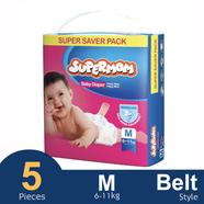 Supermom Belt System Baby Diaper (M Size) (6-11kg) (5pcs)