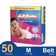 Supermom Belt System Baby Diaper (M Size) (6-11kg) (50pcs)
