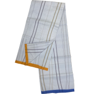Suqoon White Stirpe Lungi (96x52) Inches icon