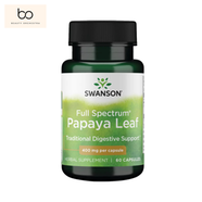 Swanson Full Spectrum Papaya Leaf 400 mg - 60 Capsules