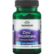 Swanson Zinc Picolinate Immune Health 22 mg 60 Capsules -522616857