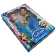 Sweet Fashion Baby Barbie Doll 2 Pcs Set (doll_double_yx020) - Blue