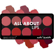 Swiss Beauty All About Matte Lip Palette 10 Color 01 - 8904409704687 icon