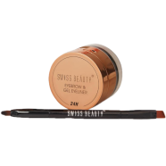 Swiss Beauty Eyebrow and Gel Eyeliner 2in1 - Black - 8904409703758