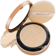 Swiss Beauty Silky and Smooth Oil Control Pressed Powder Compact with SPF 15 – 02 Natural