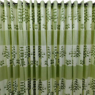 Synthetic Indian Porda 82x84 Inch 8 Kuchi 16 Eyelets Standard Size For Windows And Doors