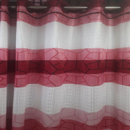 Synthetic Porda 42*84 inch 4 Kuchi 8 Eyelets Standard Size For Windows and Doors with Ribbon