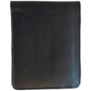 THE MEN's CODE Black Leather Short Wallet - For Men - MWE001