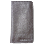 THE MEN's CODE Brown Leather Long Wallet Phone Cover For Men/Women - MWP002