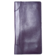 THE MEN's CODE Purple Color Fancy Leather Long Wallet For Men/Women - MWF001