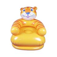 TIGER/TEDDY SHAPE INFLATABLE AIR SOFA Kids Chair (sofa_inflatable_tiger_666466cm) - Smiley Tiger 