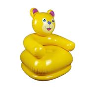 TIGER/TEDDY SHAPE INFLATABLE AIR SOFA Kids Chair (sofa_inflatable_teddy_656474cm) - Yellow Teddy 
