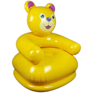 TIGER/TEDDY SHAPE INFLATABLE AIR SOFA Kids Chair (sofa_inflatable_teddy_656474cm) - Yellow Teddy icon