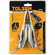 TOLSEN 14 in 1 Multipurpose Pliers with Case - Model : 30046