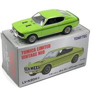 TOMYTEC Tomica Limited 1/64 Vintage NEO Diecast LV-N204d Colt Galant GTO MR Yellow Green Scale Model Car image