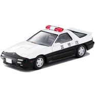 TOMYTEC Tomica TLVN Limited 1/64 Vintage NEO LV-N214a Mazda Savannah RX-7 Patrol Car Metropolitan Police Dept Diecast Scale Model Car image
