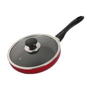 TOPPER Nonstick Glamour Fry Pan With Lid (Red)- 28cm - 805607