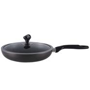 TOPPER Nonstick Glamour Fry Pan With Lid (Black)- 28 cm - 805615