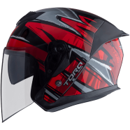 TORQ Arrow Revali Helmet Glossy Red and Black - M Size