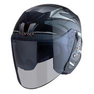 TORQ Arrow Revali Helmets - Glossy Grey And Black