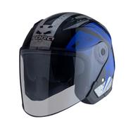 TORQ Atom Leak Helmets - Glossy Blue And Black Universal Size