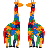 TOWO Wooden Giraffe Alphabet Blocks and Number Blocks Jigsaw Puzzle 41 cm Large Size 2 in 1 ABC Number Puzzle - Wooden Letter Blocks Puzzle Number Puzzles Educational Toys for 3 Year olds icon