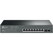 TP-LINK T1500G-10MPS 10-Port Gigabit Smart Switch with 8-Port PoE plus - T1500G-10MPS