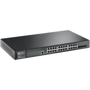 TP-LINK T2600G-28TS (TL-SG3424) 24-Port Gigabit L2 Managed Switch with 4 SFP Slot