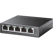 TP-LINK TL-SF1005P 5-Port 10/100 Mbps Desktop Switch with 4-Port PoE plus - TL-SF1005P