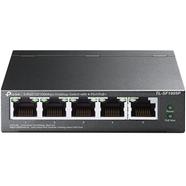 TP-LINK TL-SF1005P 5-Port 10/100 Mbps Desktop Switch with 4-Port PoE plus - TL-SF1005P