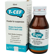 T Cef 100mg Per 5ml Powder For Suspension 50ml Bottle icon