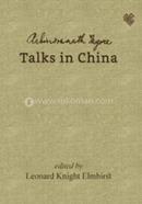Talks in China